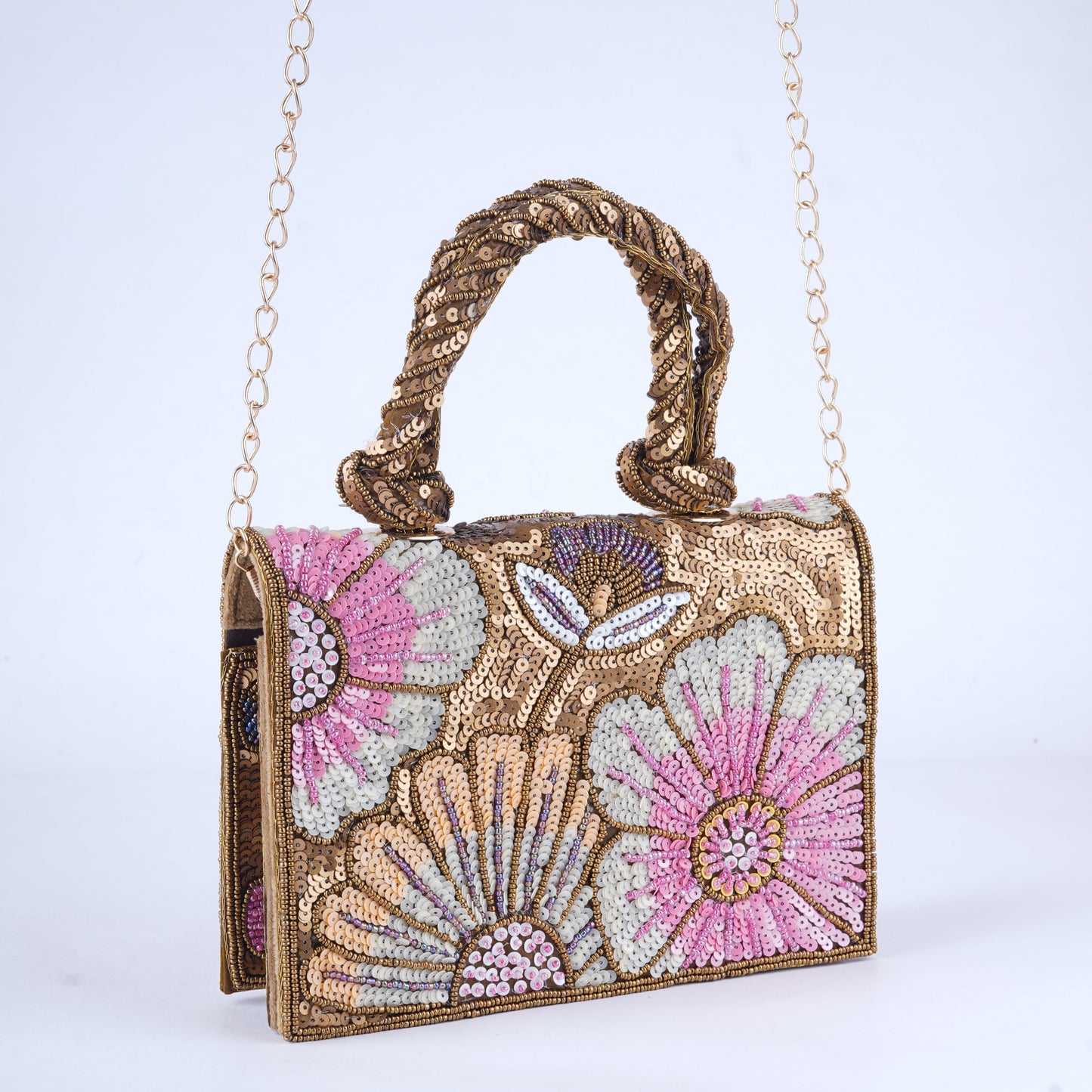 Designer mini embellished handcrafted bag – luxury accessory with artisan craftsmanship for fashion-forward women