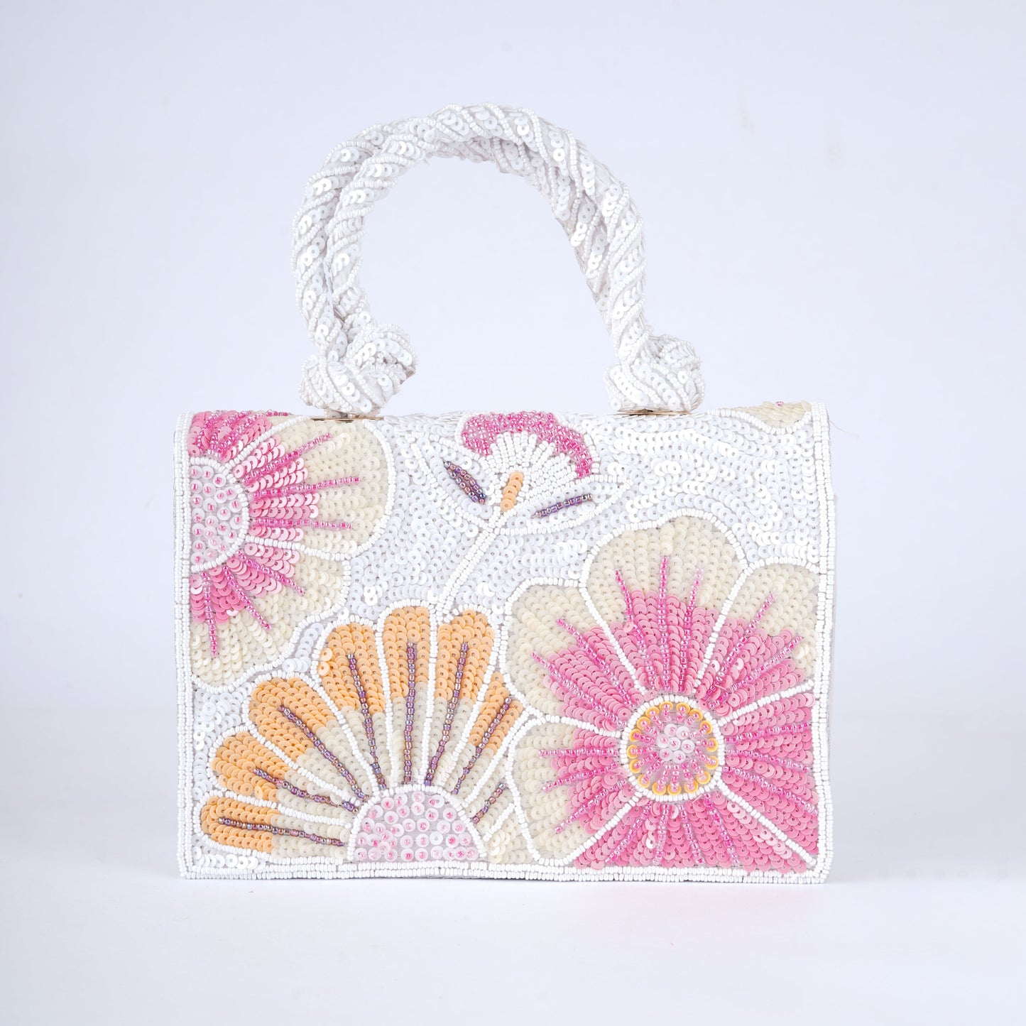 Mini ethnic handbag for women – handcrafted embellished clutch perfect for traditional outfits and wedding functions