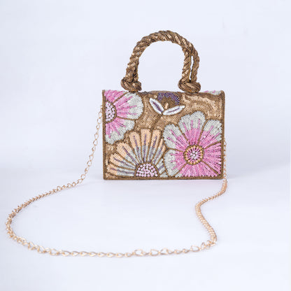 Bridal mini bag – handcrafted and embellished clutch perfect for wedding day essentials