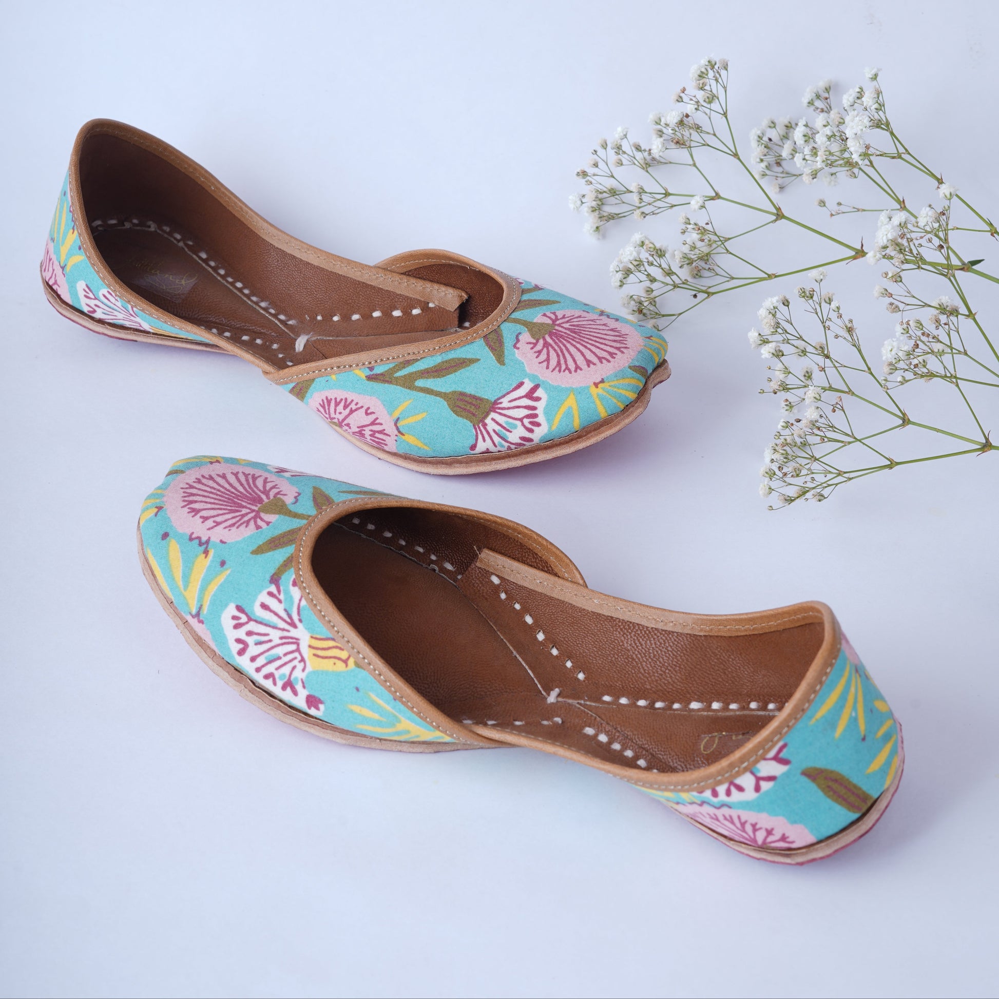 Casual printed jutti – ideal for daily wear in hot weather