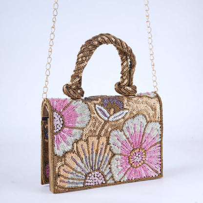 Designer mini embellished handcrafted bag – luxury accessory with artisan craftsmanship for fashion-forward women